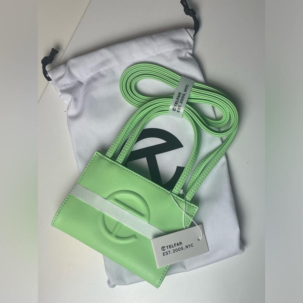 TELFAR Small Shopping Bag-Double Mint. Authentic. New With Tag. Only One Left!